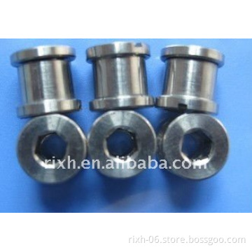 titanium chain ring bolt,titanium casting for bike parts.,titanium die casting